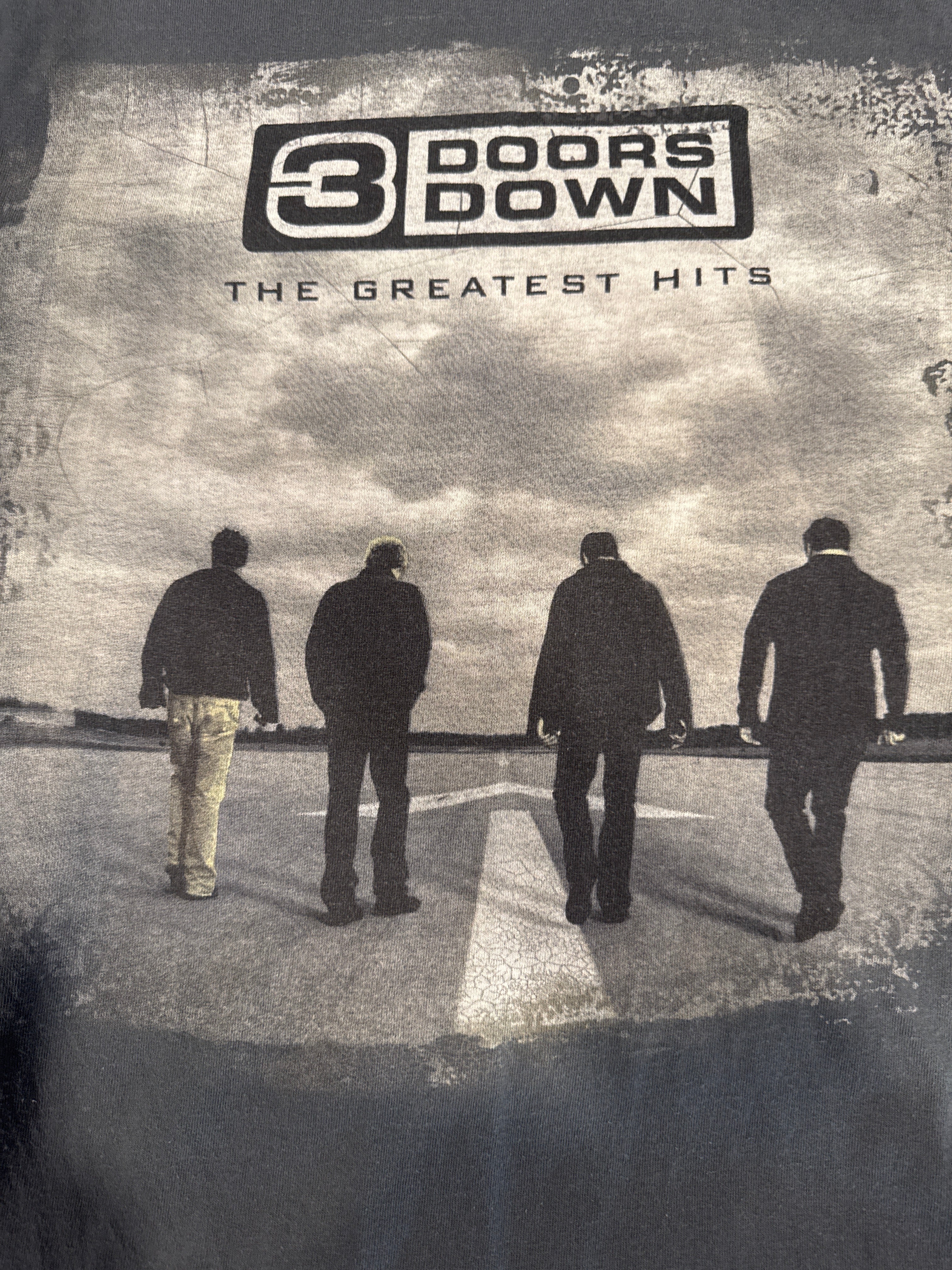 2014 3 Doors Down Greatest Hits Tour T Shirt Slate Blue M Alstyle