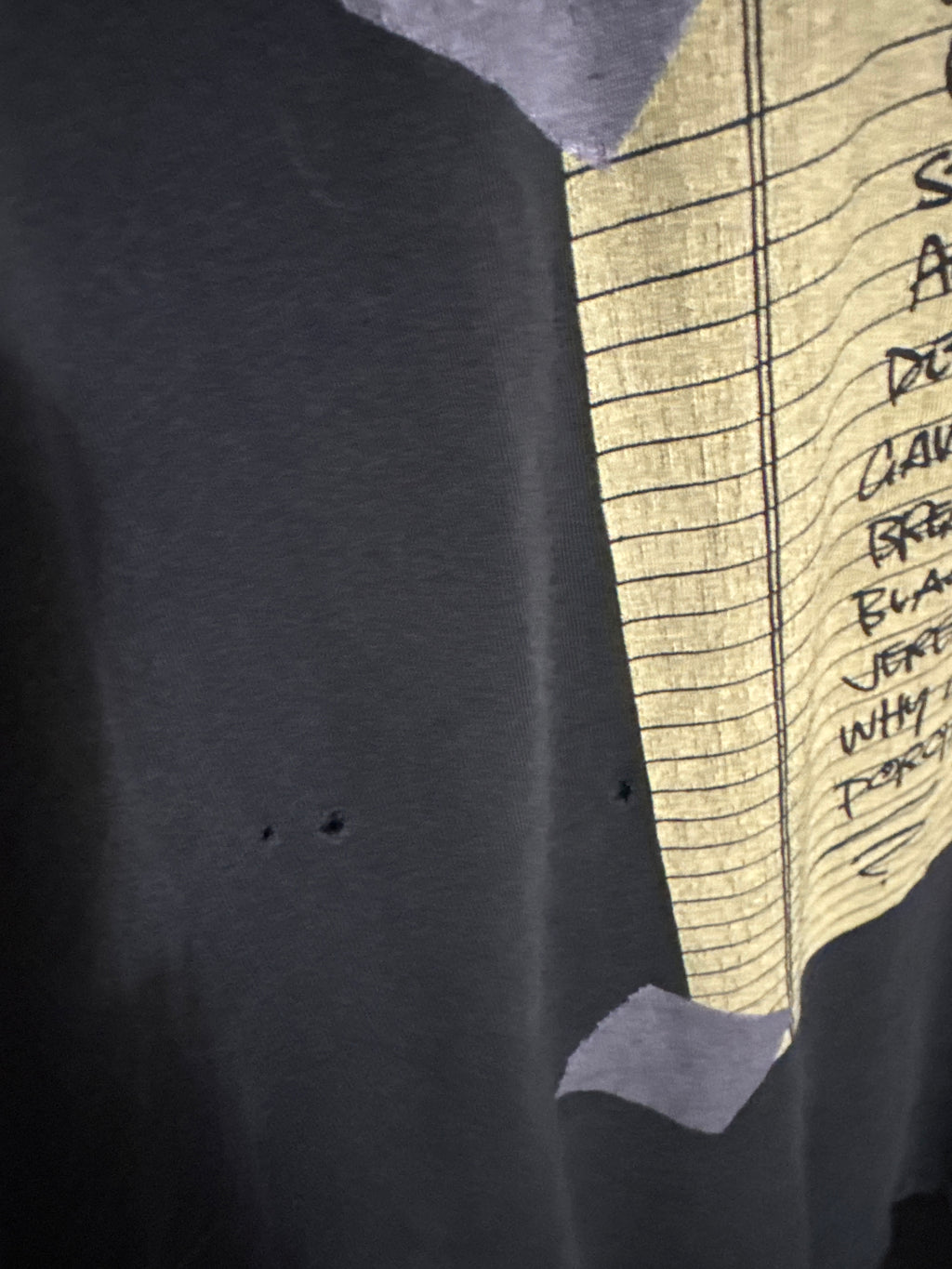 1993 Pearl Jam Alive Stick Double Sided FotL Vintage Black T-Shirt XL