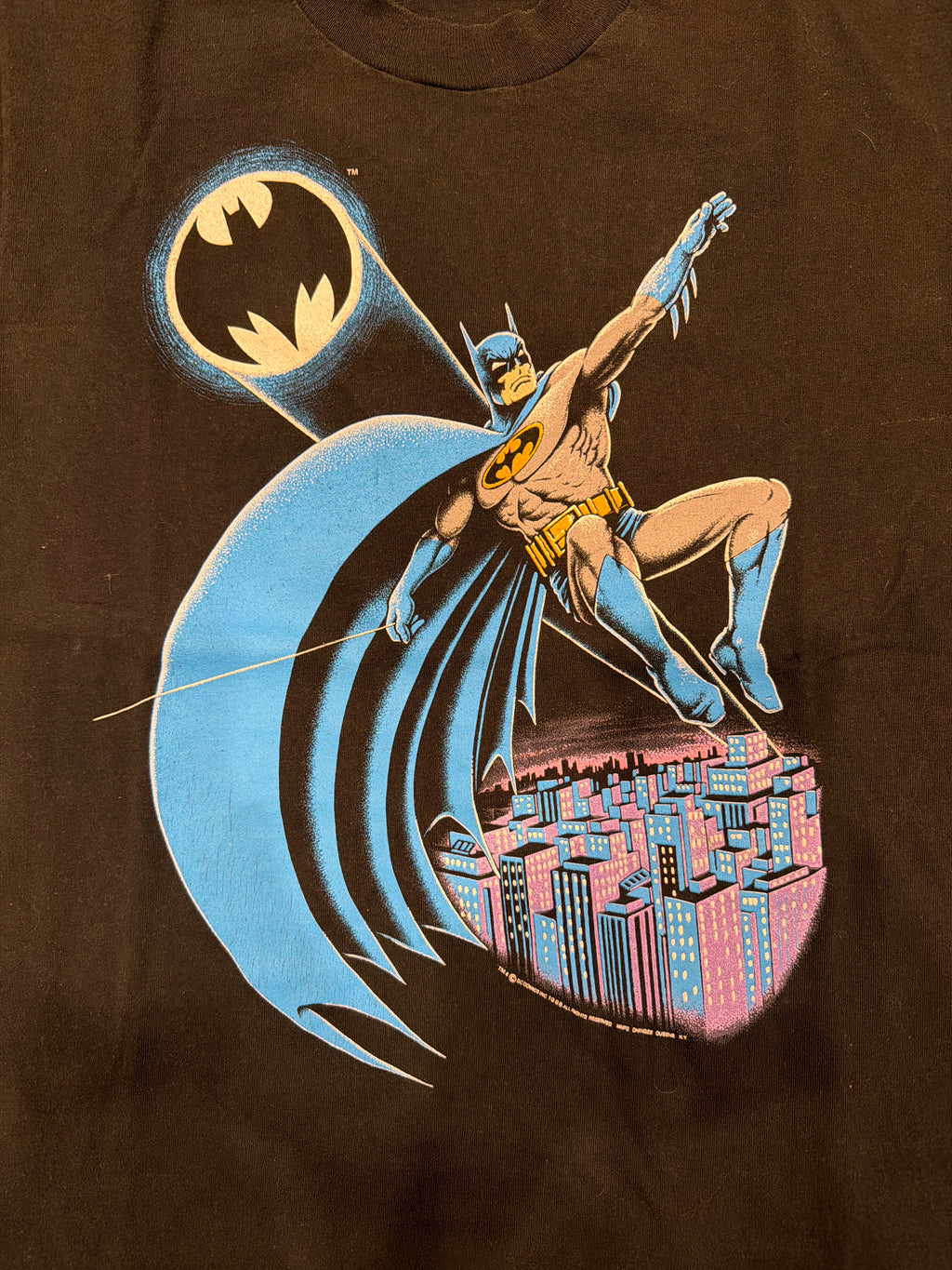 1988 Batman DC Comics Licensed Vintage T-Shirt FOTL Large