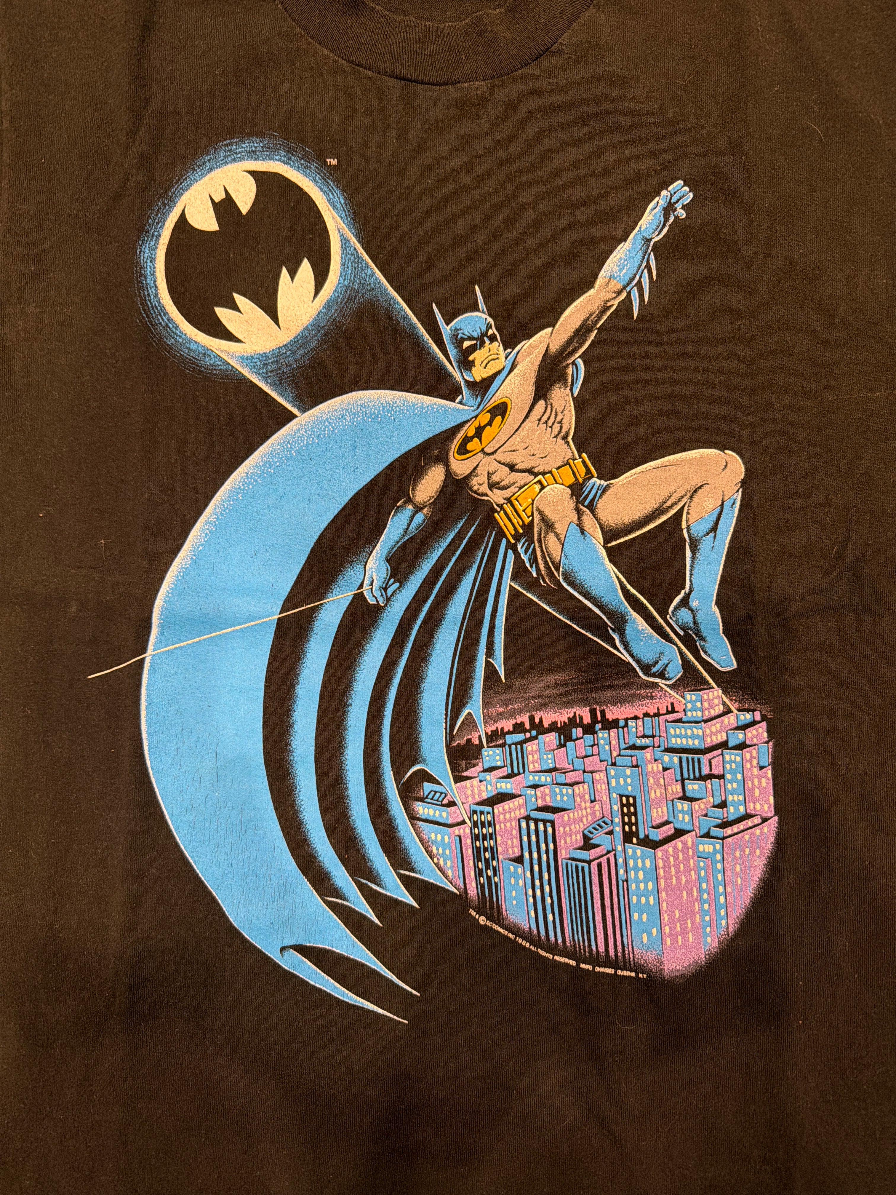 1988 Batman DC Comics Licensed Vintage T-Shirt FOTL Large