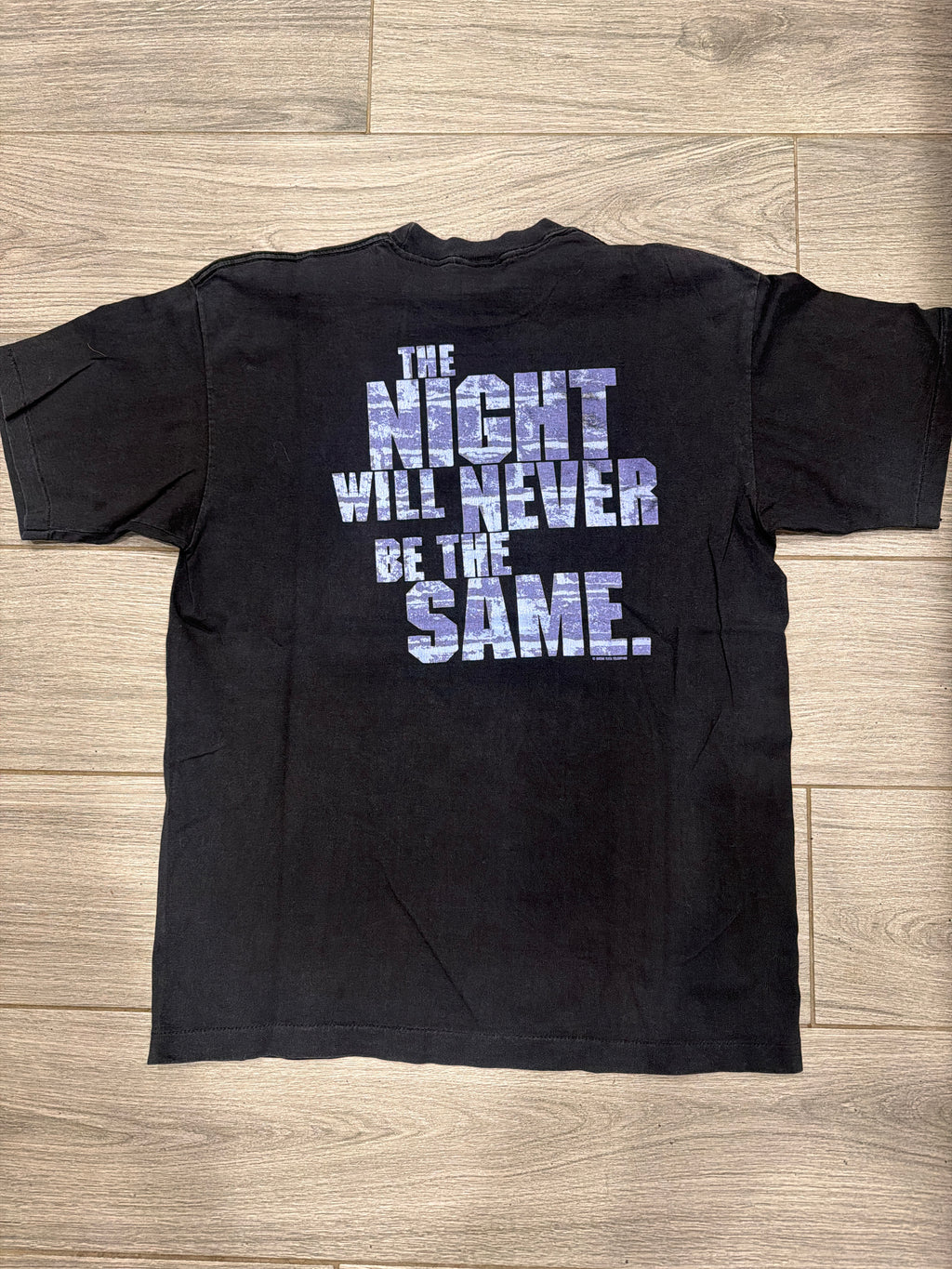 90s Gargoyles TV Show Double Sided Black T-Shirt Large