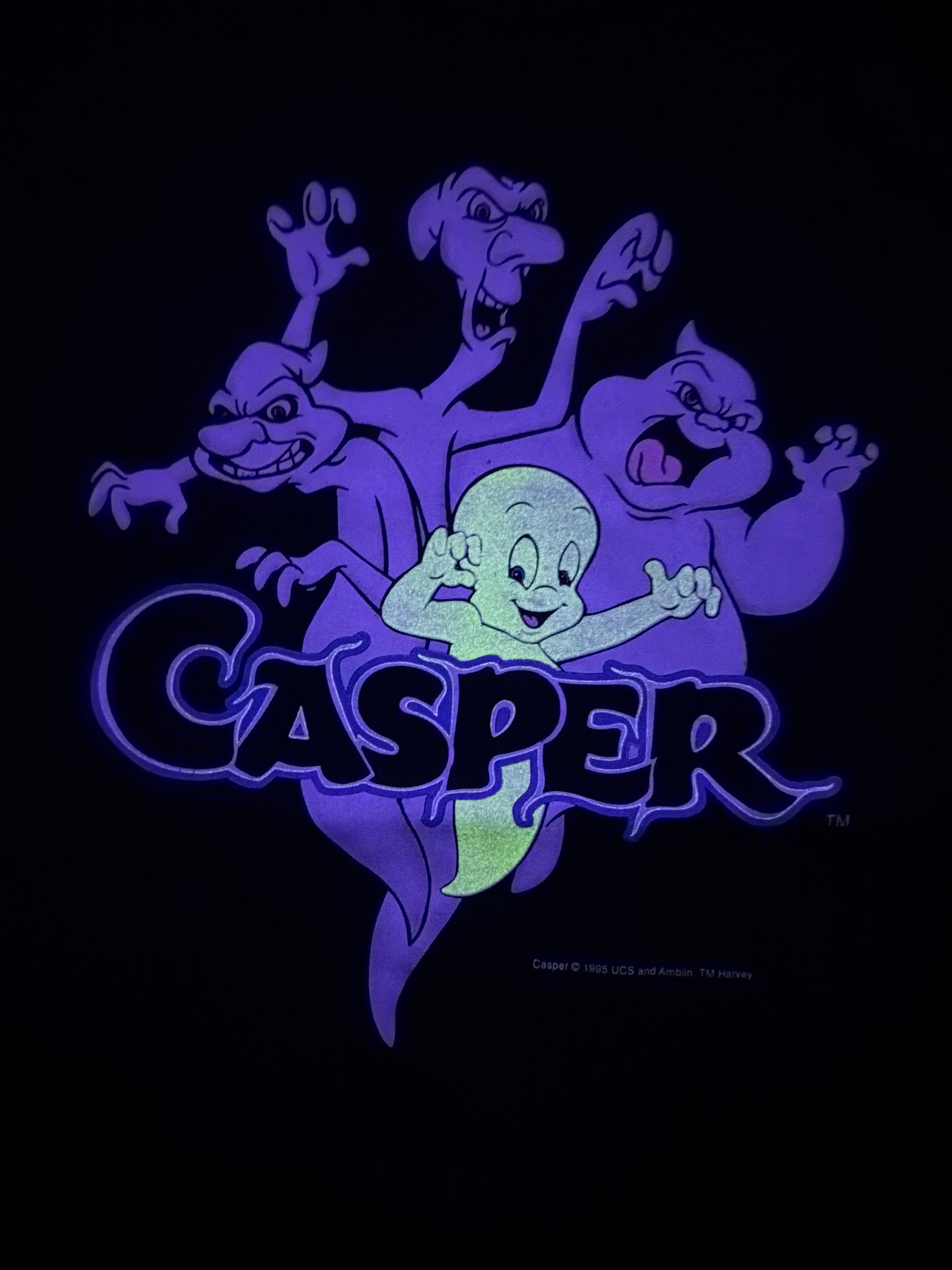 1995 Casper and Uncles Glow In The Dark Large Single Stitch T-Shirt