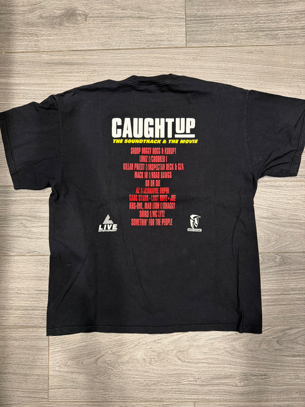 1998 Caught Up Movie T Shirt Rap Snoop Dogg Mack 10 Gang Starr XL