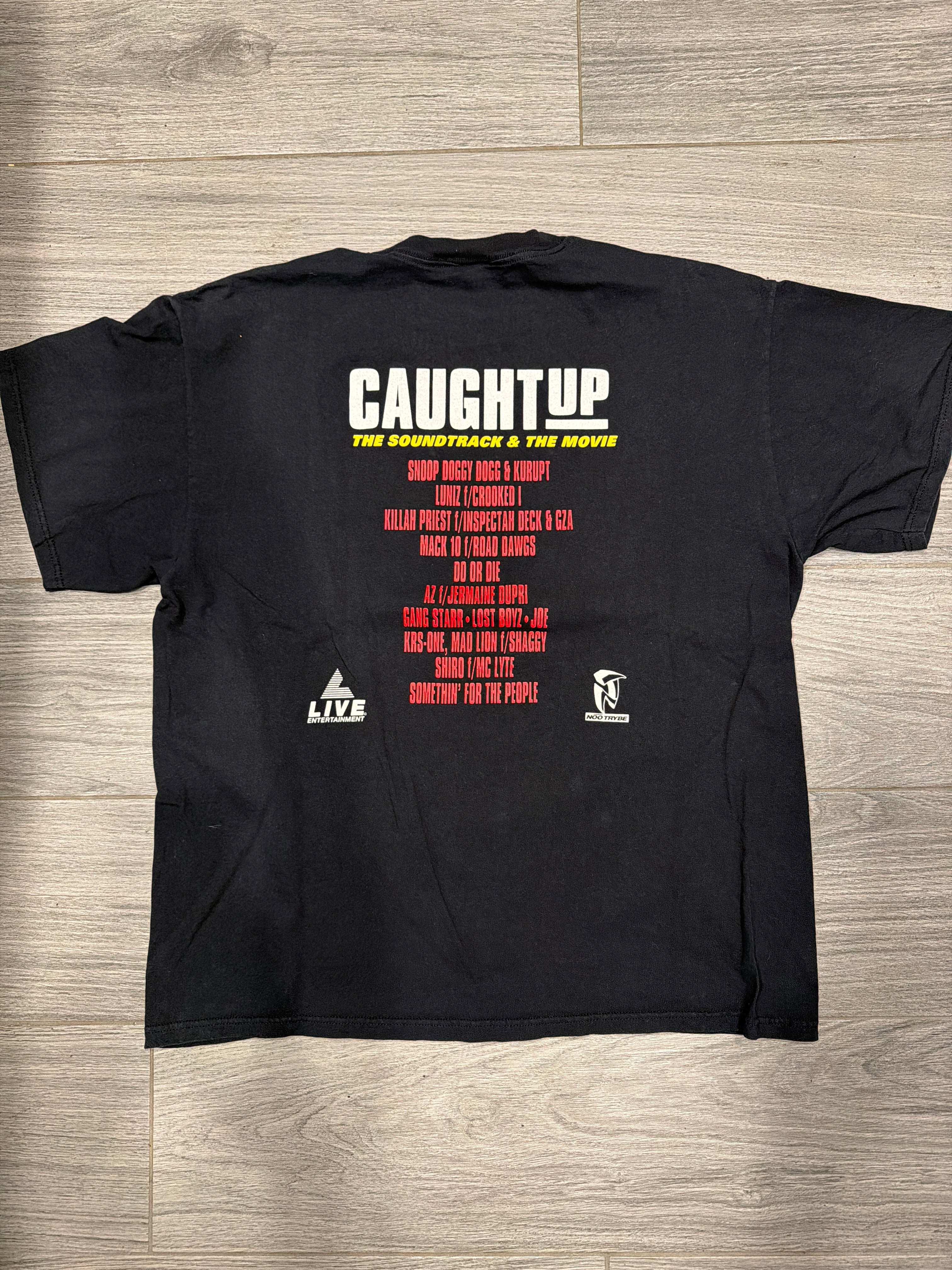 1998 Caught Up Movie T Shirt Rap Snoop Dogg Mack 10 Gang Starr XL