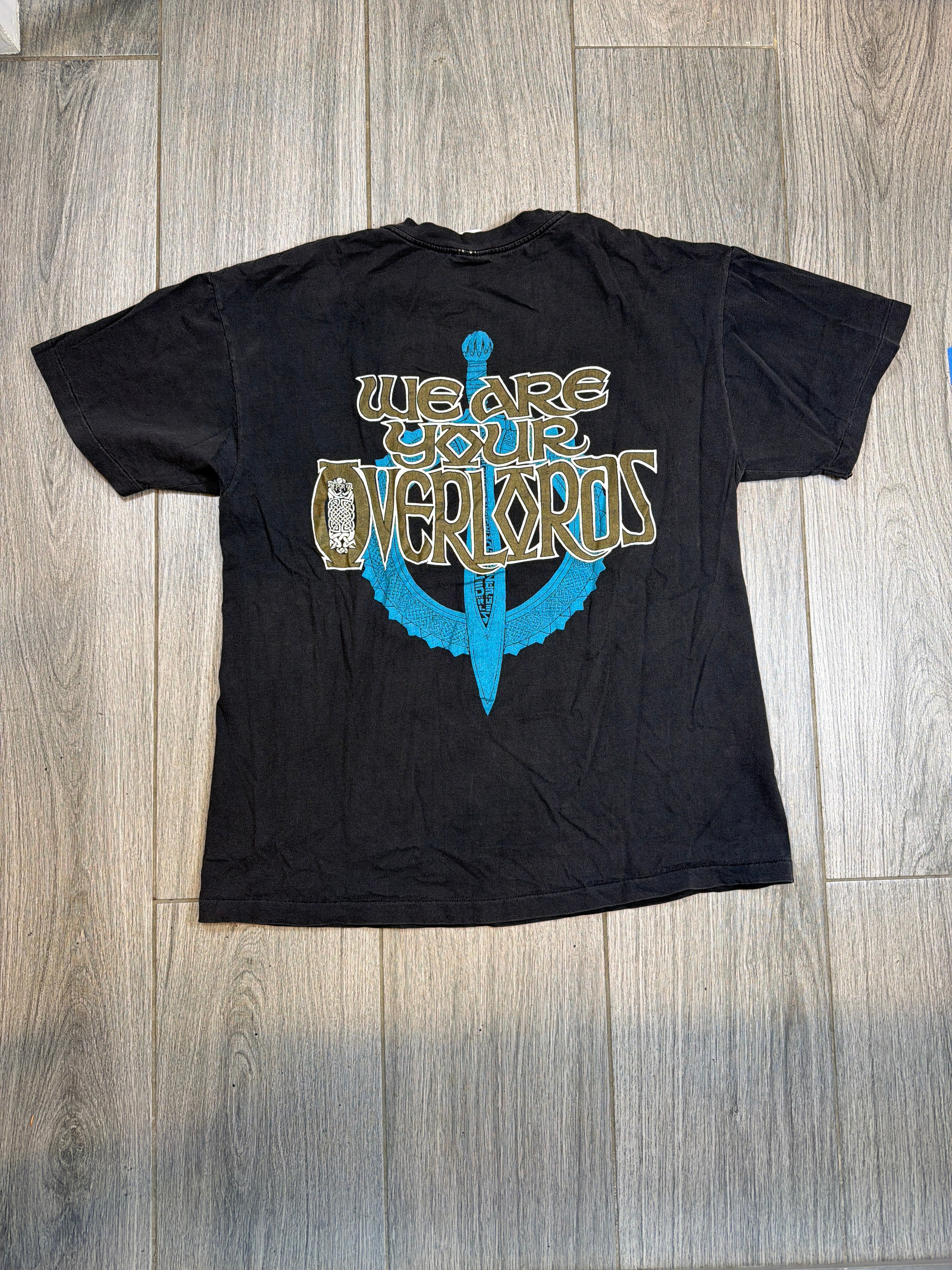 80s/90s Led Zeppelin 'We Are Your Overlords' T-Shirt Tagged Large