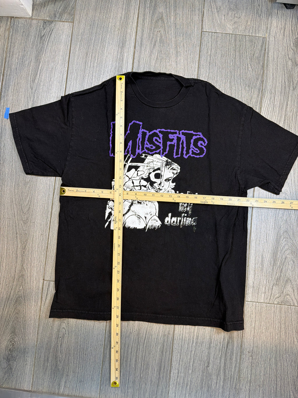 Misfits Die Die My Darling Black T-Shirt XL