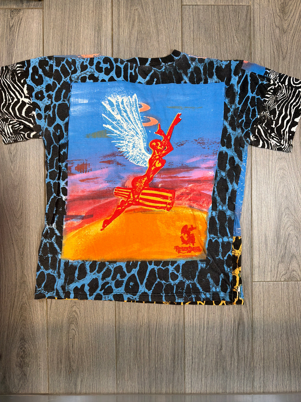 1995 Carlos Santana Michael Rios Heaven Smiles Vintage T-Shirt XL