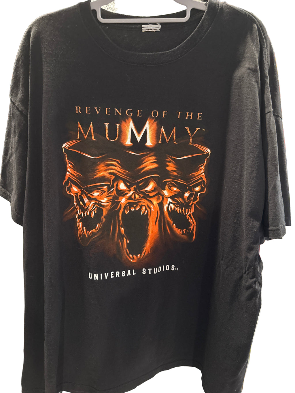 Revenge of the Mummy Universal Studios XL Halloween Black T Shirt