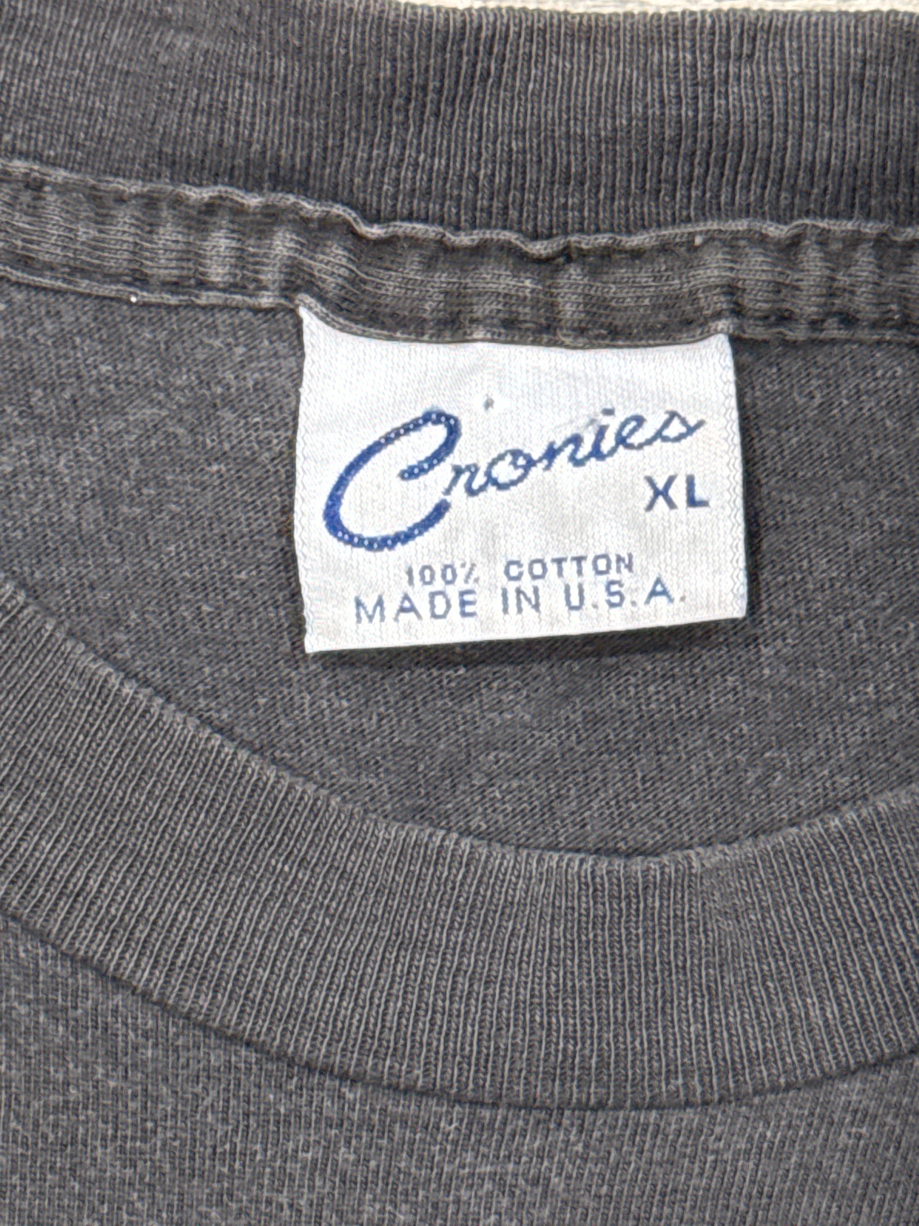 1995 Tales from the Crypt Keeper Cronies Black Graphic T-Shirt XL