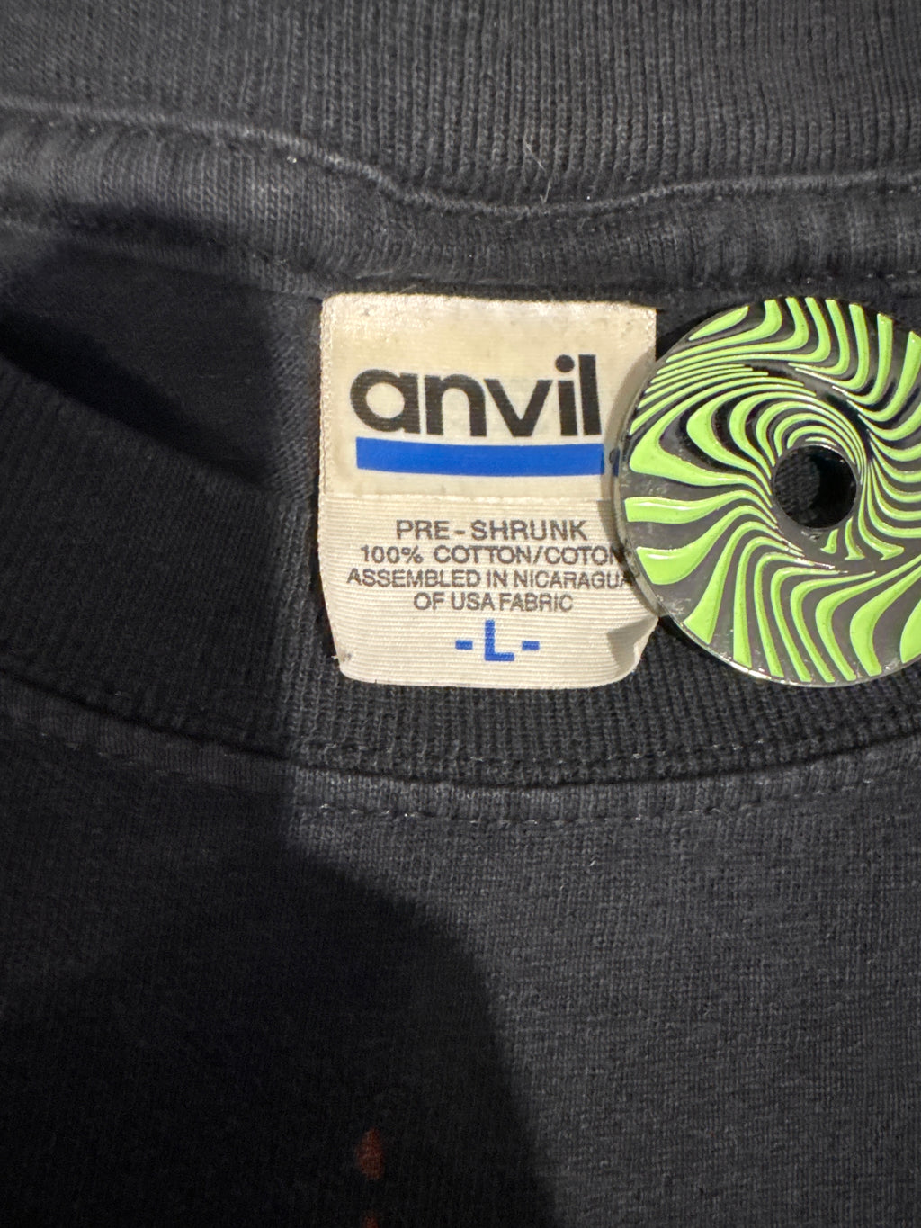 00s Chimaira Resurrection Anvil Black T-Shirt Large