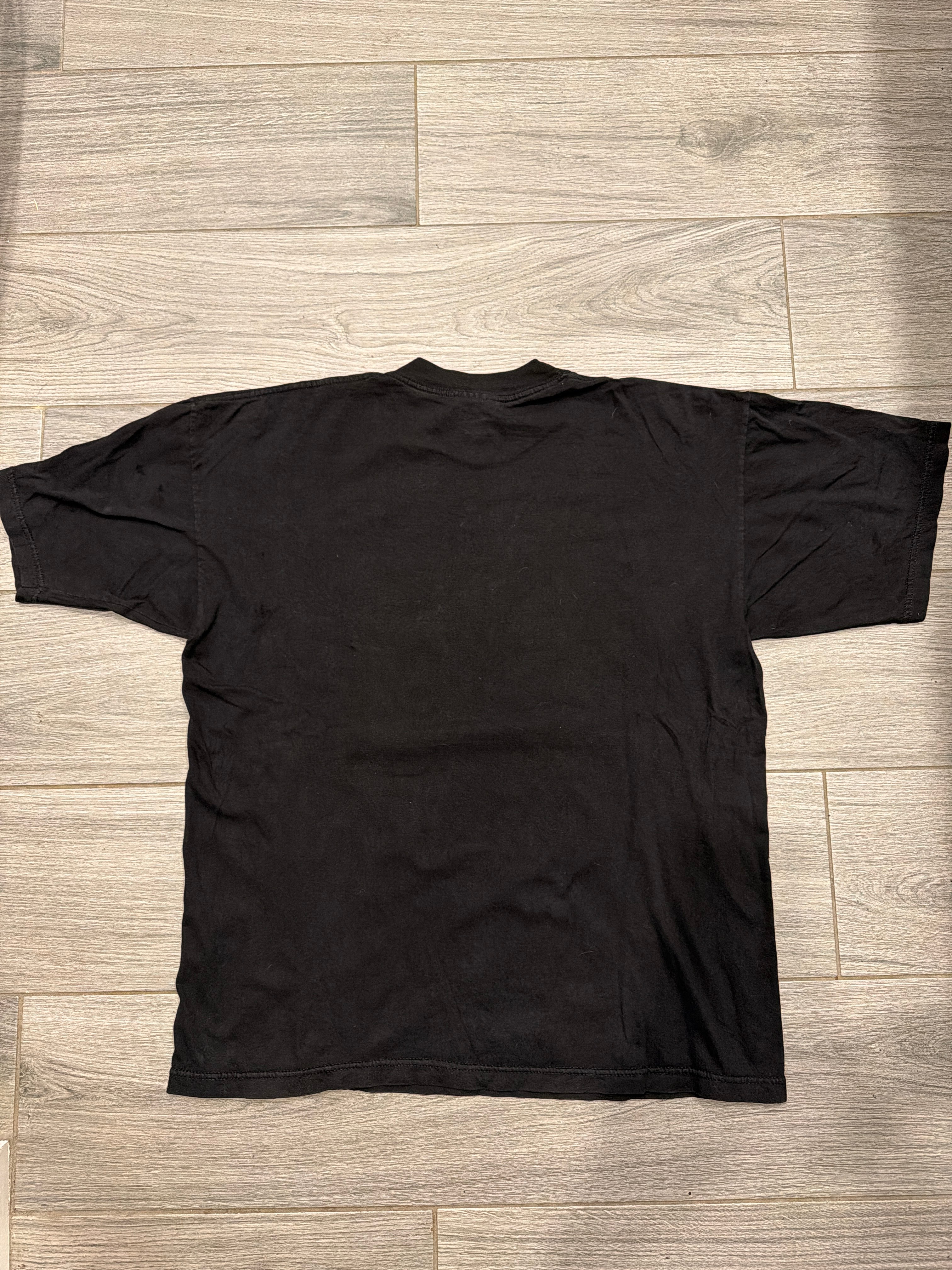 90s Mars Attacks Movie Promo Black T-Shirt XL Q-Tees Single Stitch XL