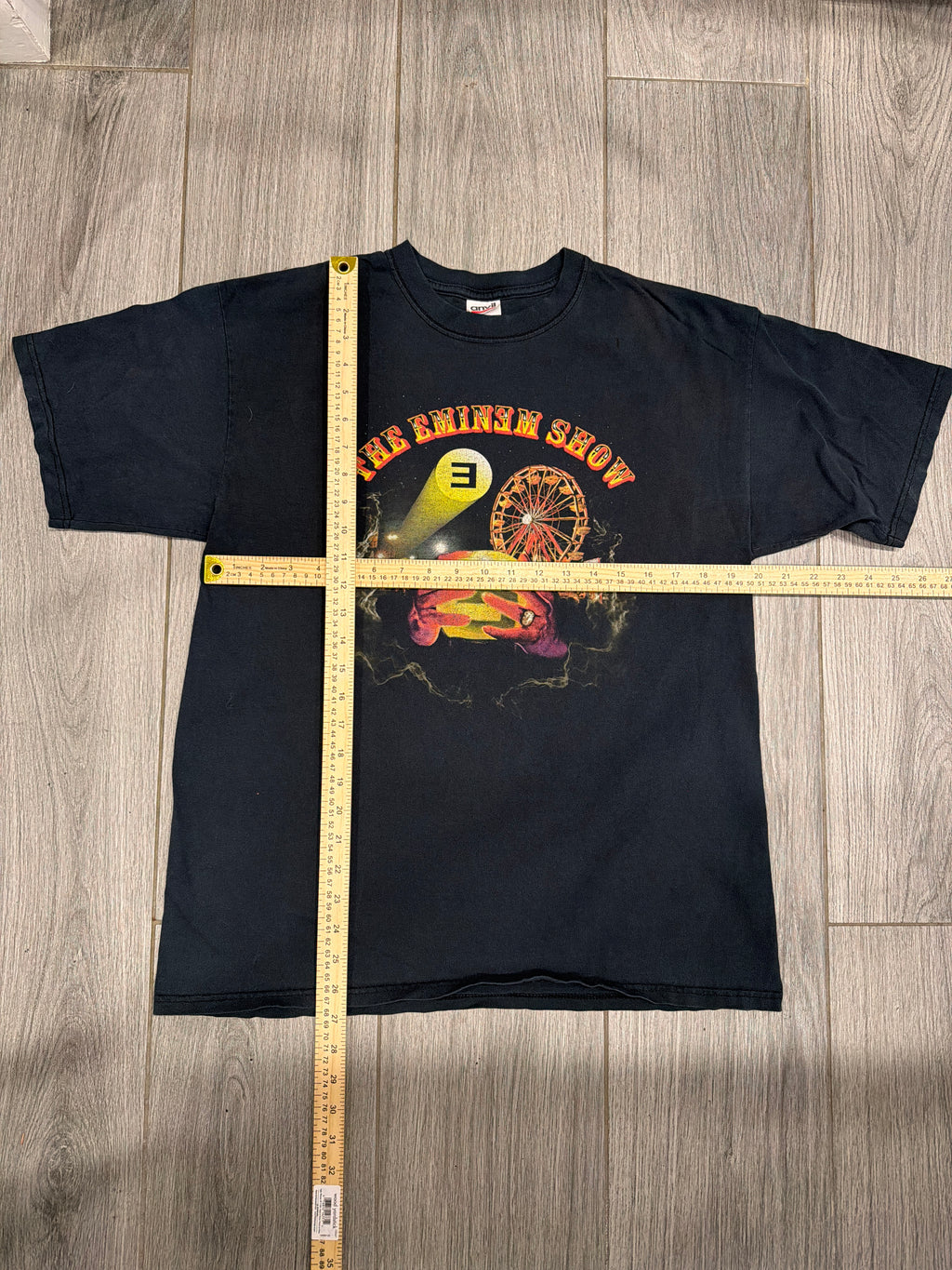 2003 Eminem Show Psychics Freaks and Oddities Black T-Shirt Large