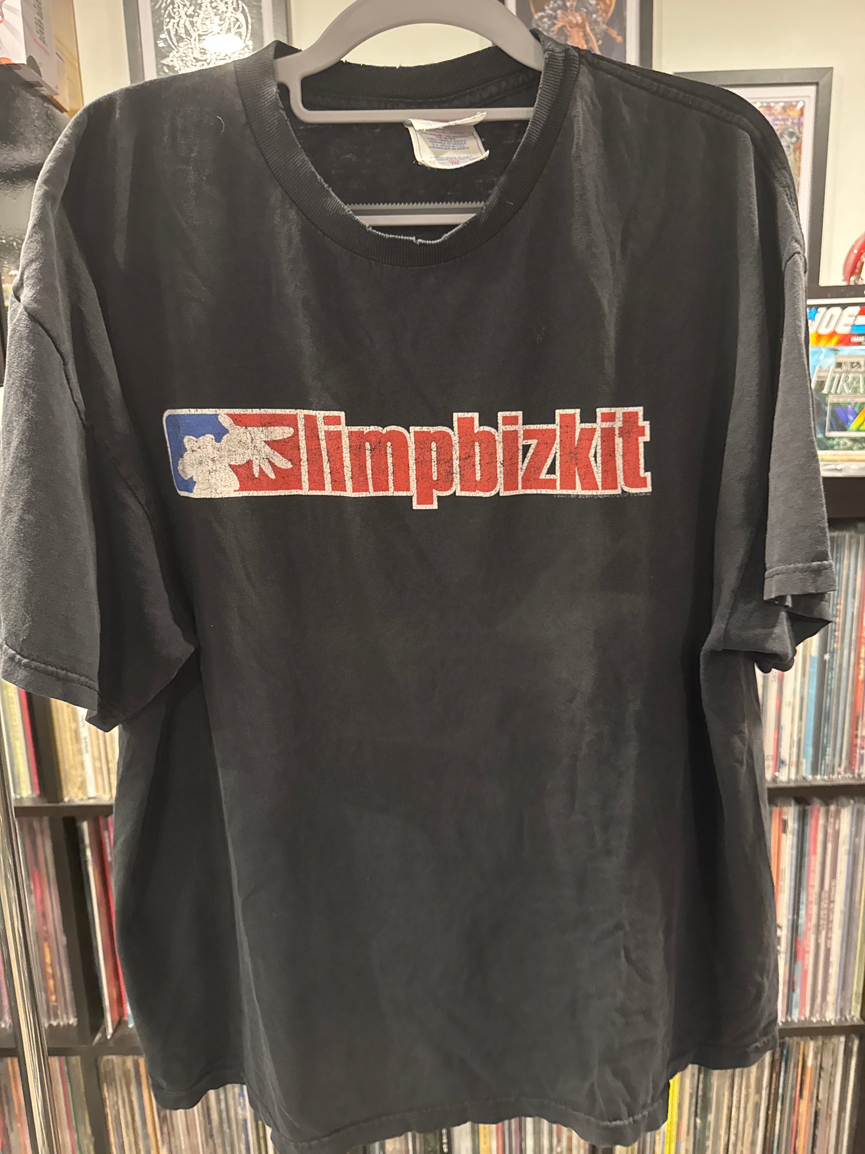 2003 Limp Bizkit Tour Logo XL Distressed Collar Tennessee River