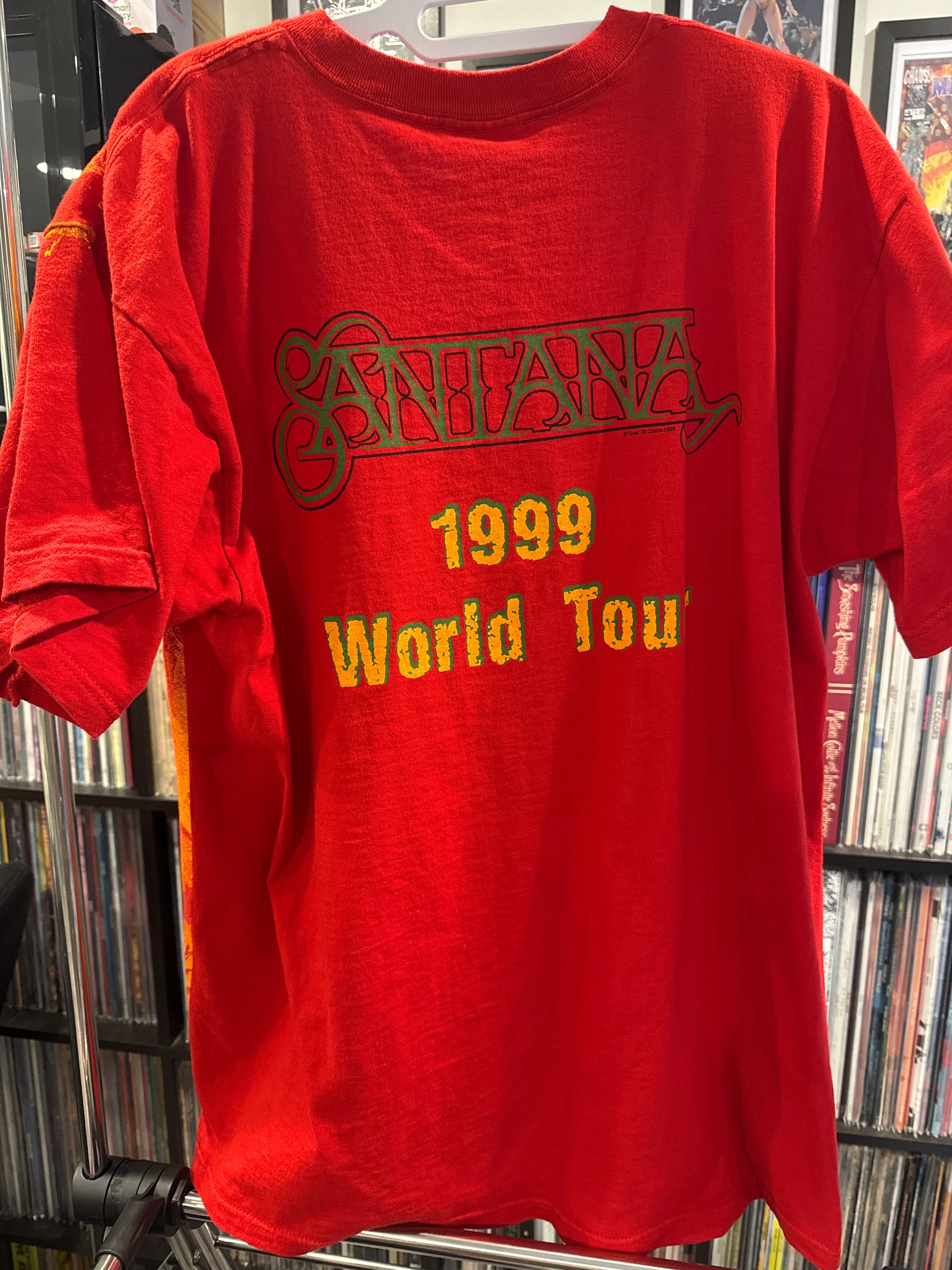 1999 Santana World Tour Supernatural Panther Drum Djembe XL Red