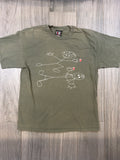 KoRn 'Issues' Stick Figures 1999 Giant Tag Green T-Shirt XL