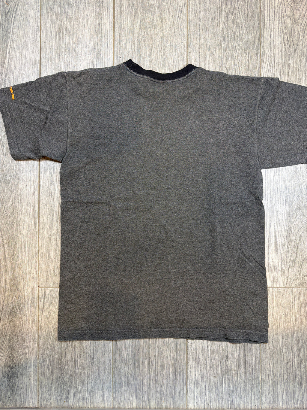 Spitfire Wheels Skateboarding Distressed Black 00s T-Shirt Large