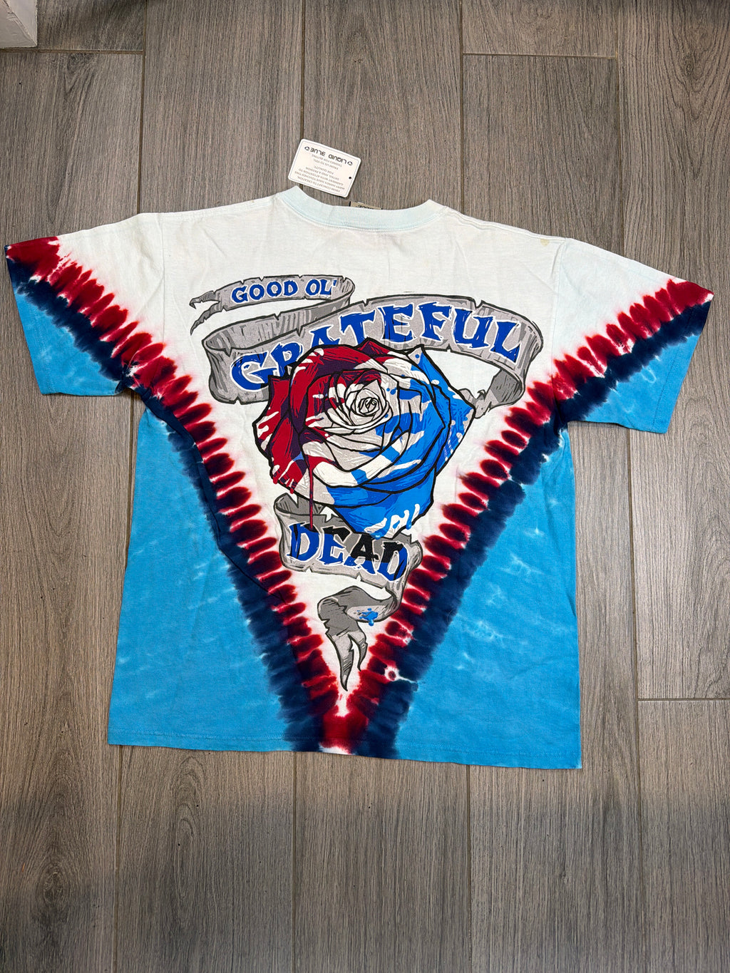 00s DEADSTOCK Grateful Dead Good Ol' Red White Blue Stealie T-Shirt Medium