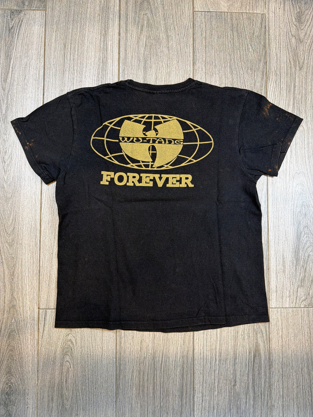 90s Wu Tang Forever White Hip Hop Rap Black T-Shirt M/L