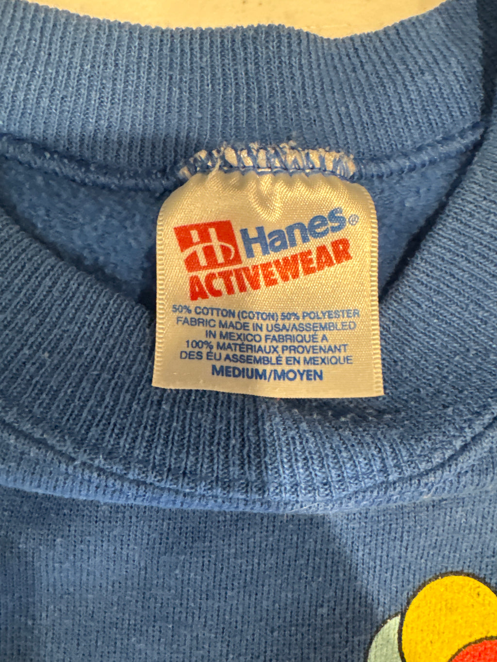 1990s Nickelodeon Great America Crewneck Sweater Blue Medium