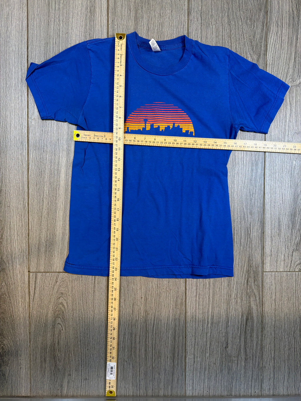 Death Cab For Cutie 2001 Seattle American Apparel Blue T-Shirt Small