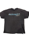 00s Slipknot Thrashed Blue Band Faces Tennessee River XL T-Shirt