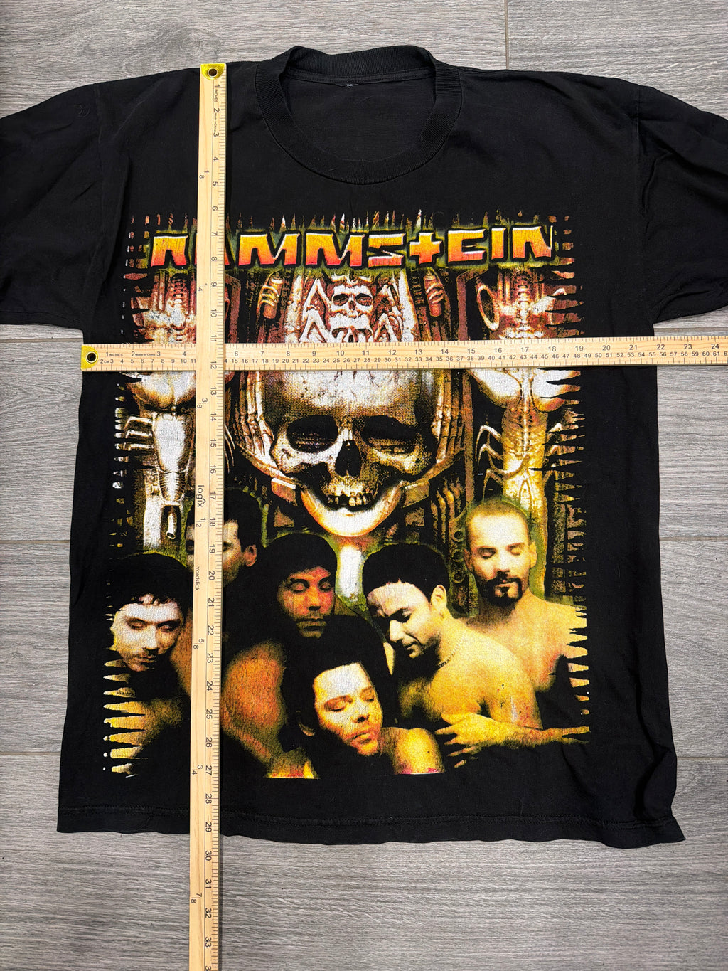 90s Rammstein Mexican Bootleg Black T-Shirt XL