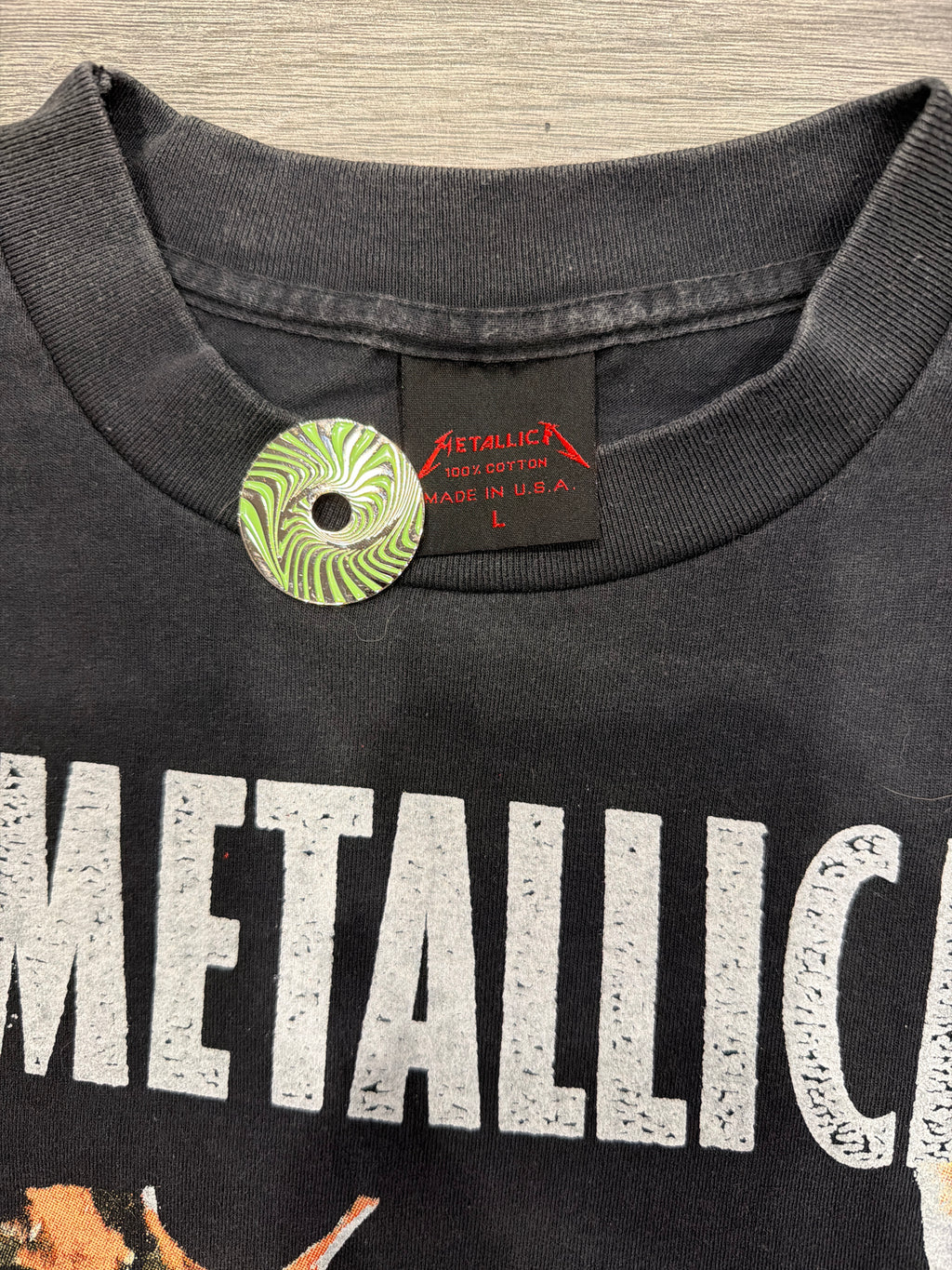 Modern Metallica Load Bootleg Double Sided Black T-Shirt Large