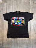 1988 Michael Jackson Bad World Tour Black T-Shirt XL