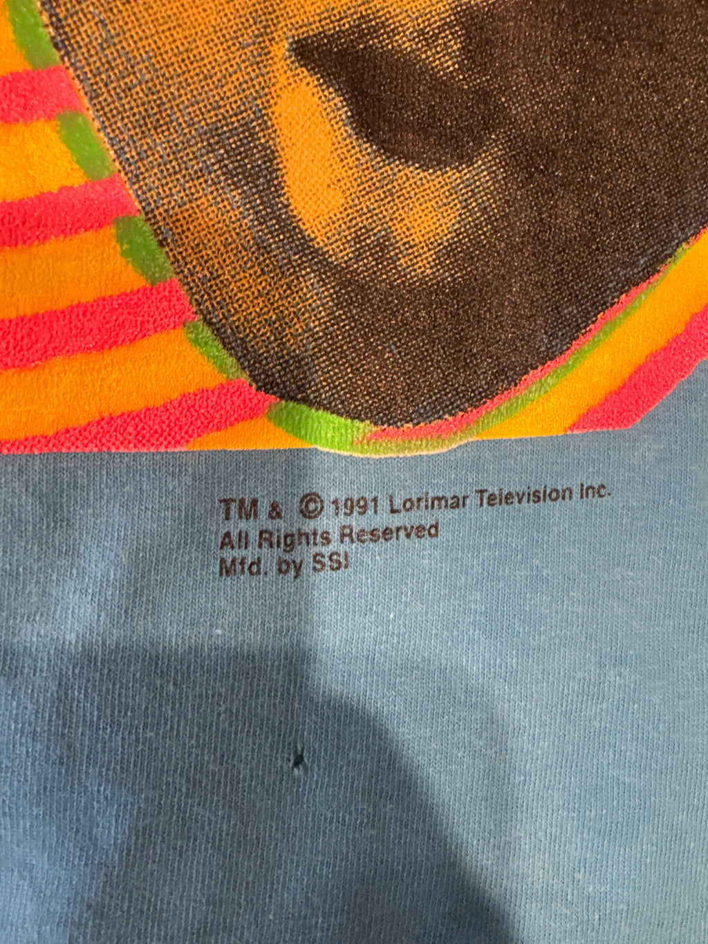 1990 Steve Urkle Zone Family Matters Blue T-Shirt Large