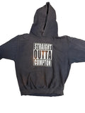 N.W.A. Straight Outta Compton Distressed Double Sided Black Hoodie L/XL