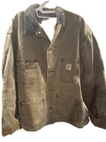 Vintage Carhartt Chore Ranch Coat Blanket Lined Large