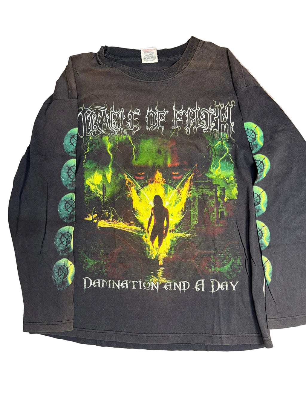 Cradle of Filth Damnation and a Day 2003 Longsleeve Black T-Shirt XL