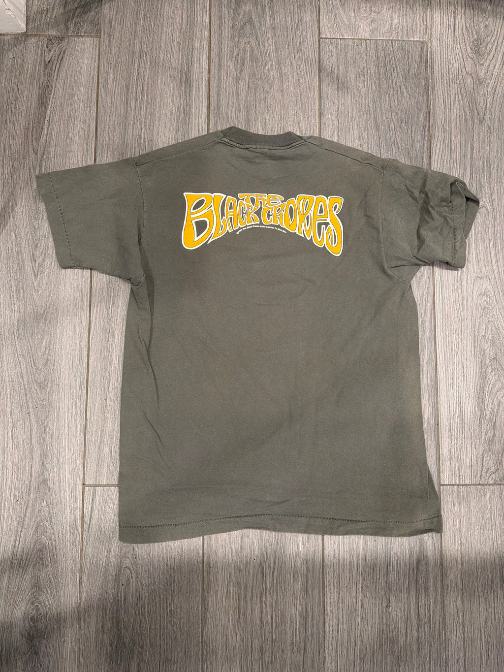 1994 Black Crowes Graphic Band Green T-Shirt Large