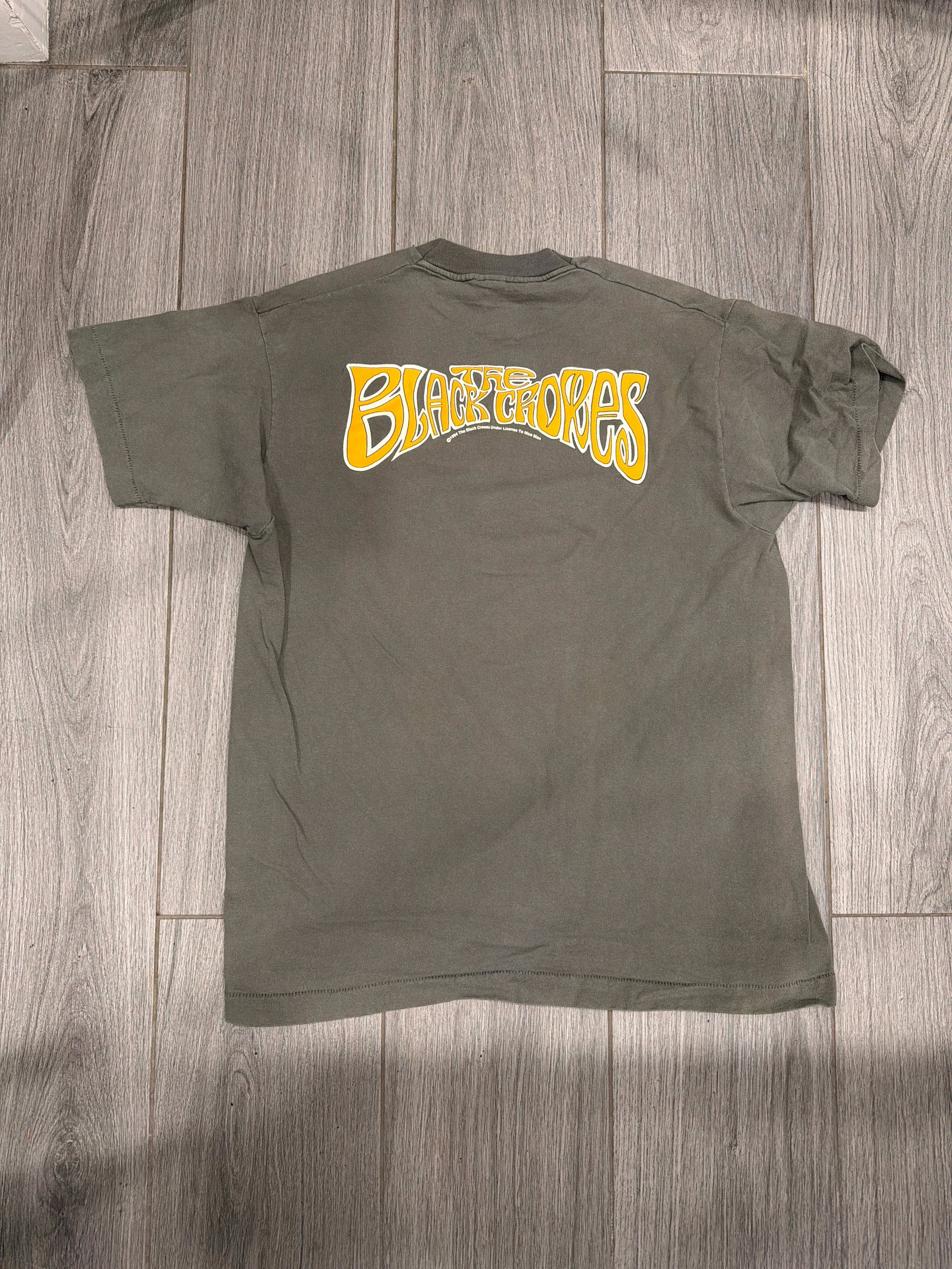 1994 Black Crowes Grafikband Grünes T-Shirt Größe L
