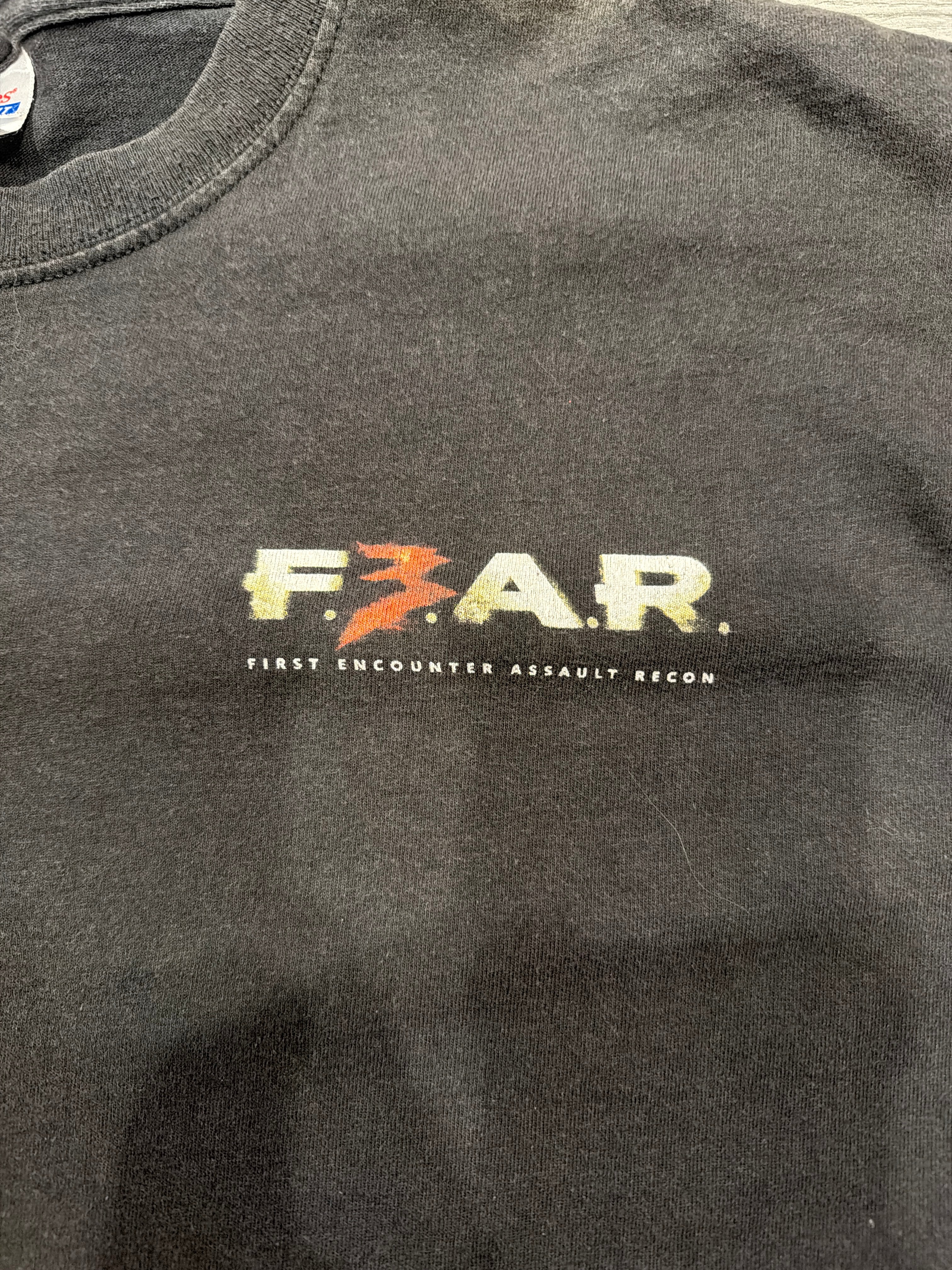 2011 Fear F.E.A.R. 3 Video Game Promo Black T-Shirt Large