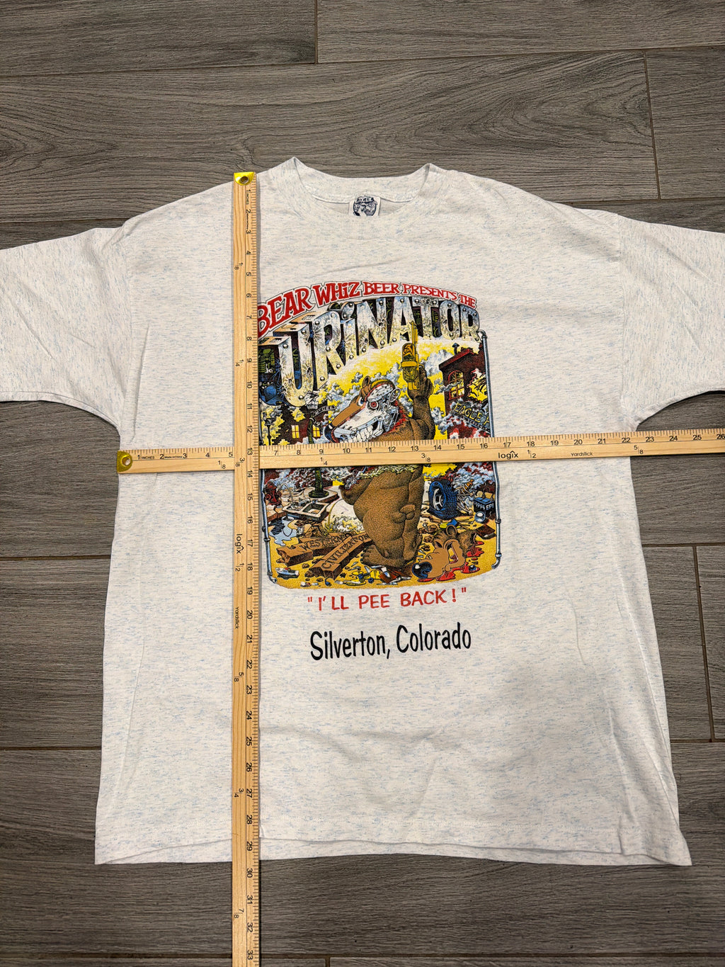 Bear Whiz Beer "Urinator" Terminator Parodie T-Shirt XL