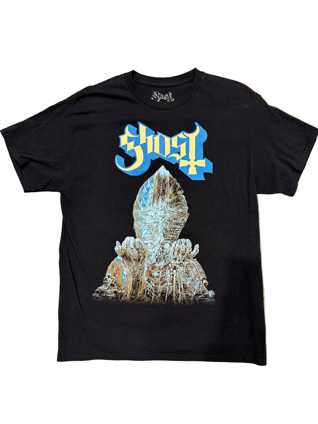 2022 Ghost Band Papa Emeritus Graphic Metal Black T-Shirt Large