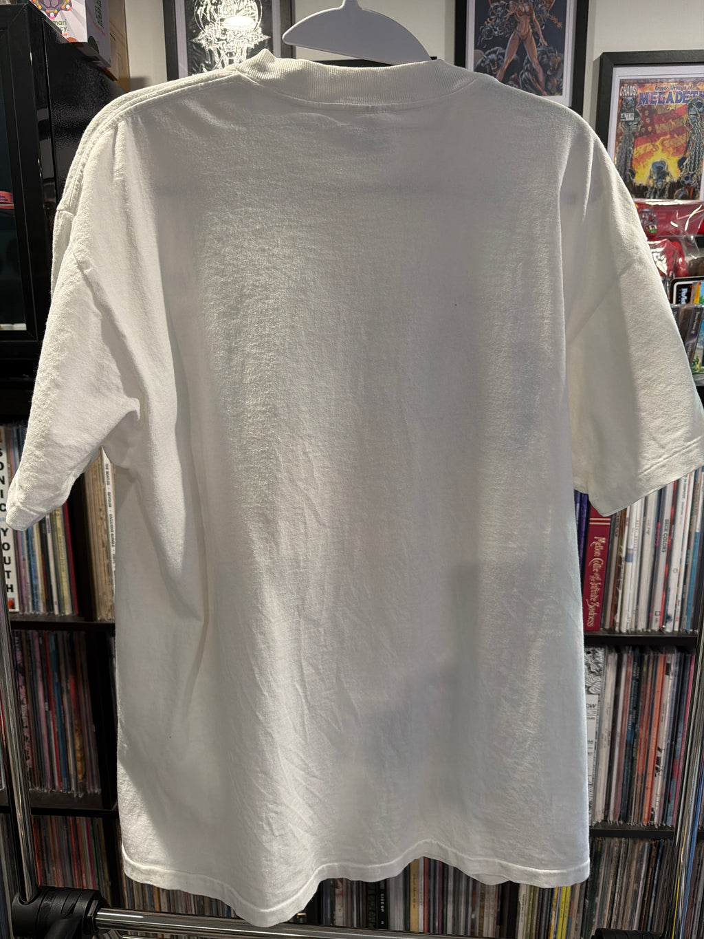 1995 Horace Grant Orlando Magic Goggles Delta L White T Shirt