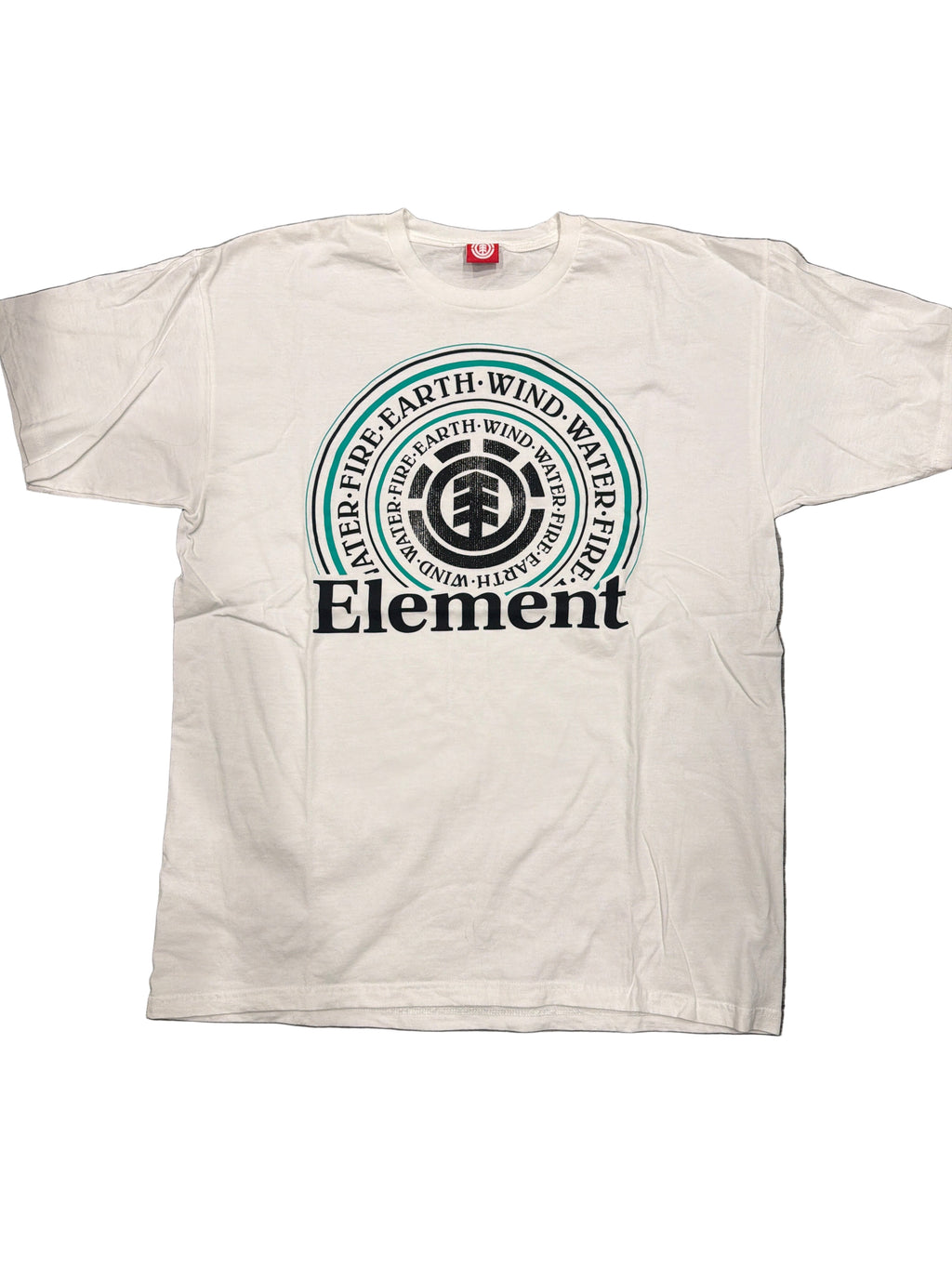 00s Element Skate Logo Promo Skateboarding White T-Shirt XL