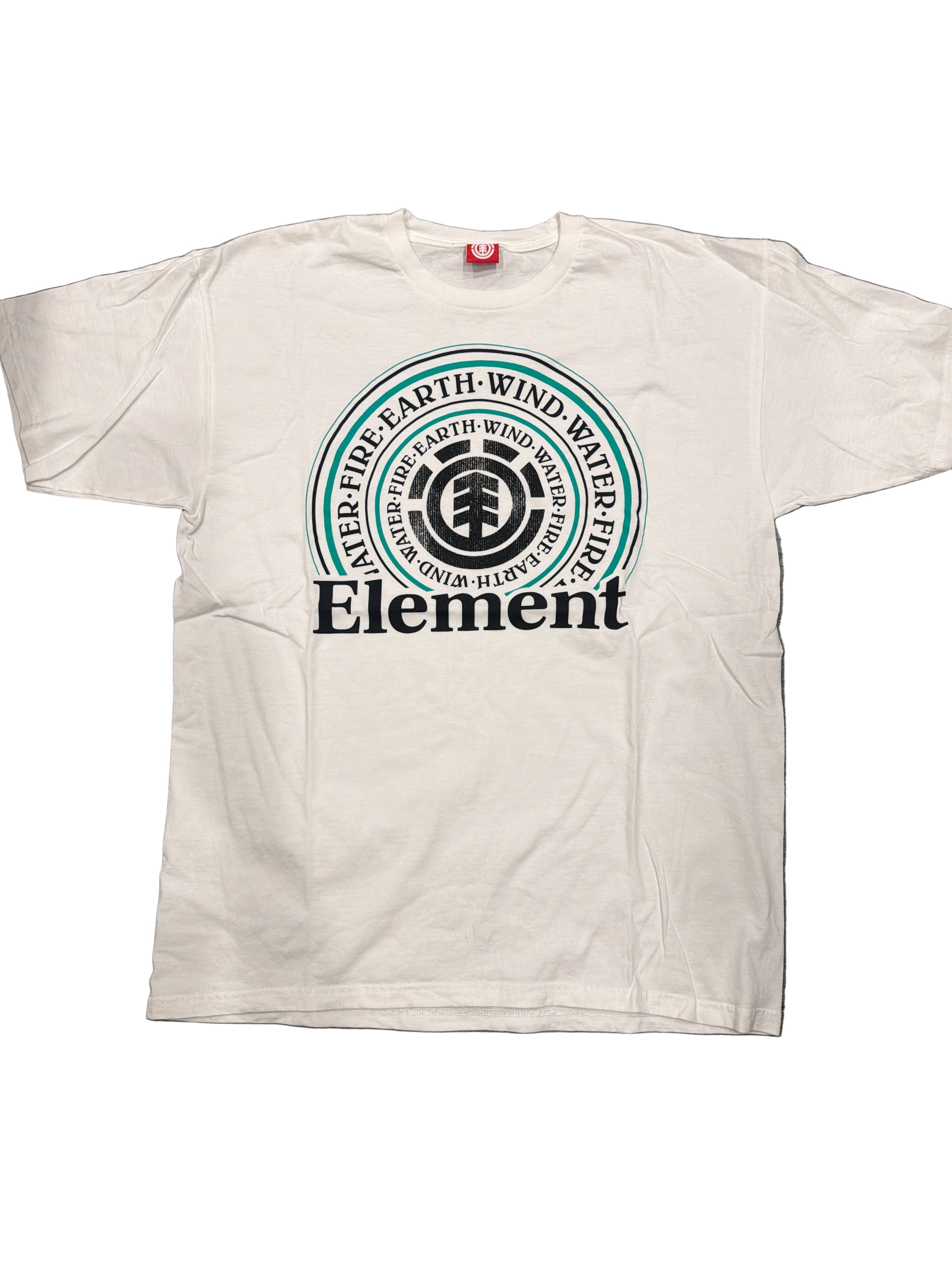 00s Element Skate Logo Promo Skateboarding White T-Shirt XL