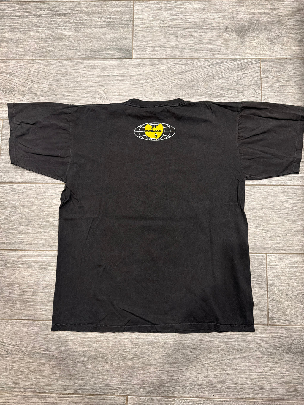 90s Wu Tang Clan Single Stitched Double Sided Black Red T-Shirt Large