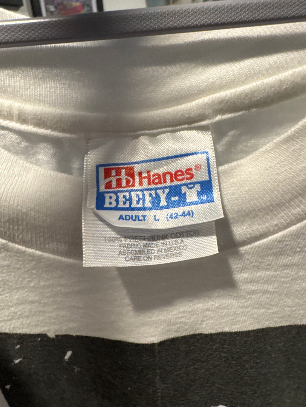 90s Elvis I’m Dead Comedy Shirt L Hanes Beefy White