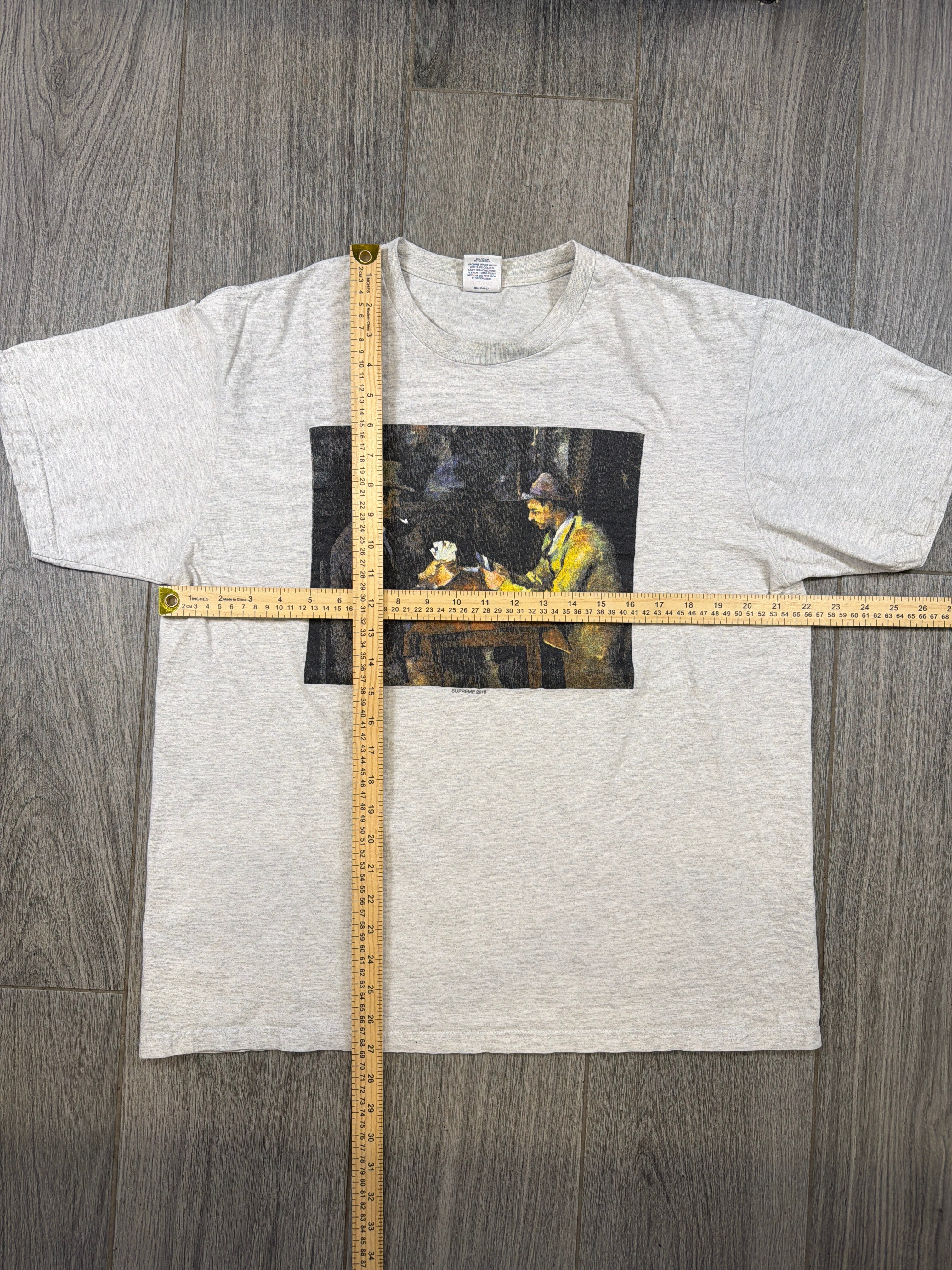 Supreme 'Cards' Gray T-Shirt Large