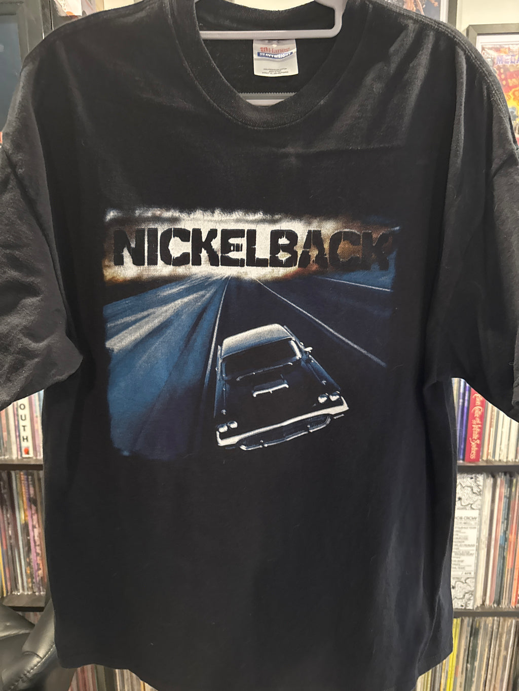2004 Nickelback Puddle of Mudd Tour T-Shirt XL Black Graphic