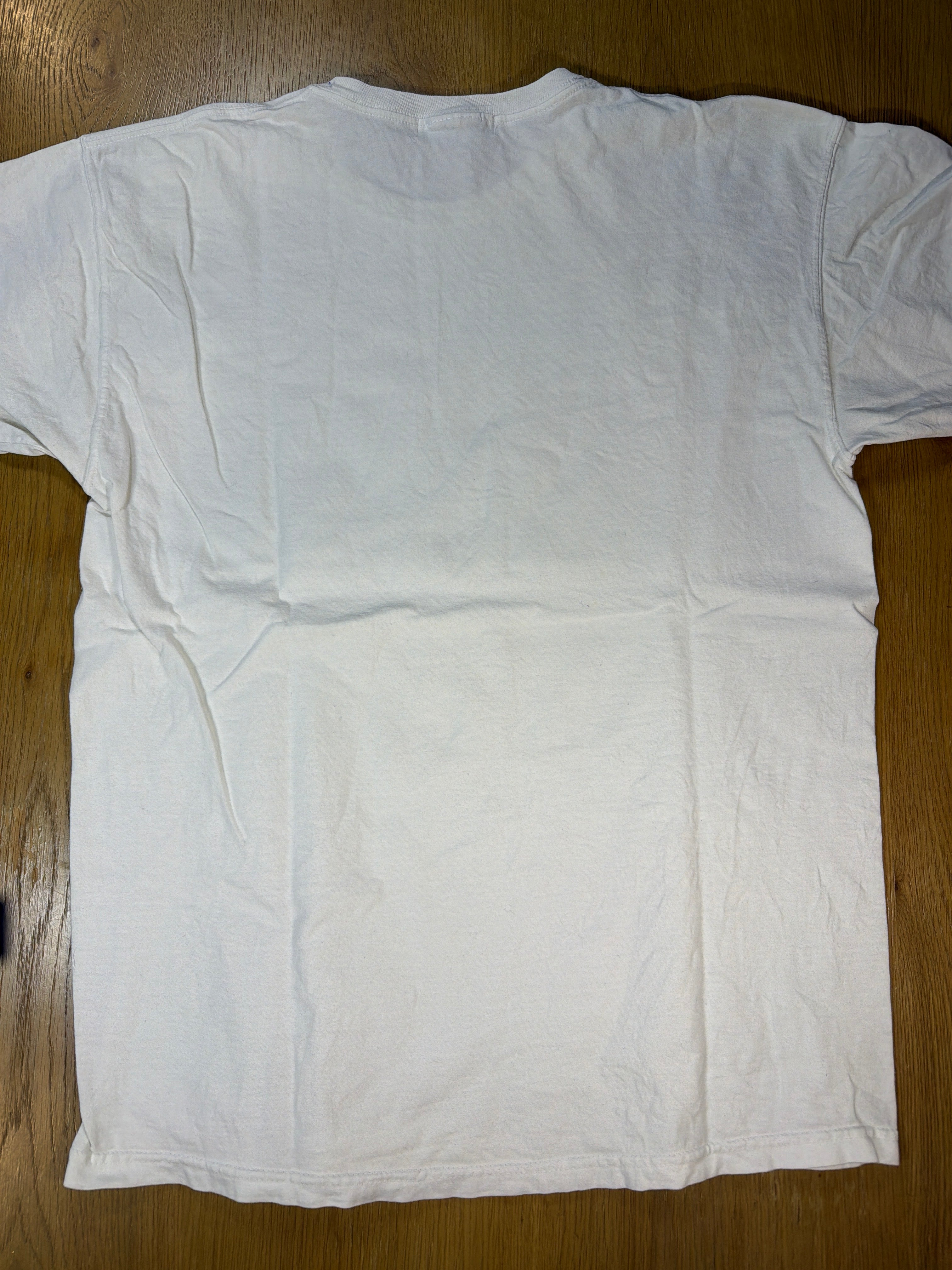 September 11 Won't Forget Vintage Memorial White T-Shirt Large