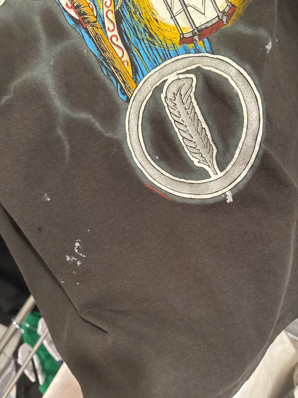 1989 Led Zeppelin Wizard Band Symbols Hanes XL