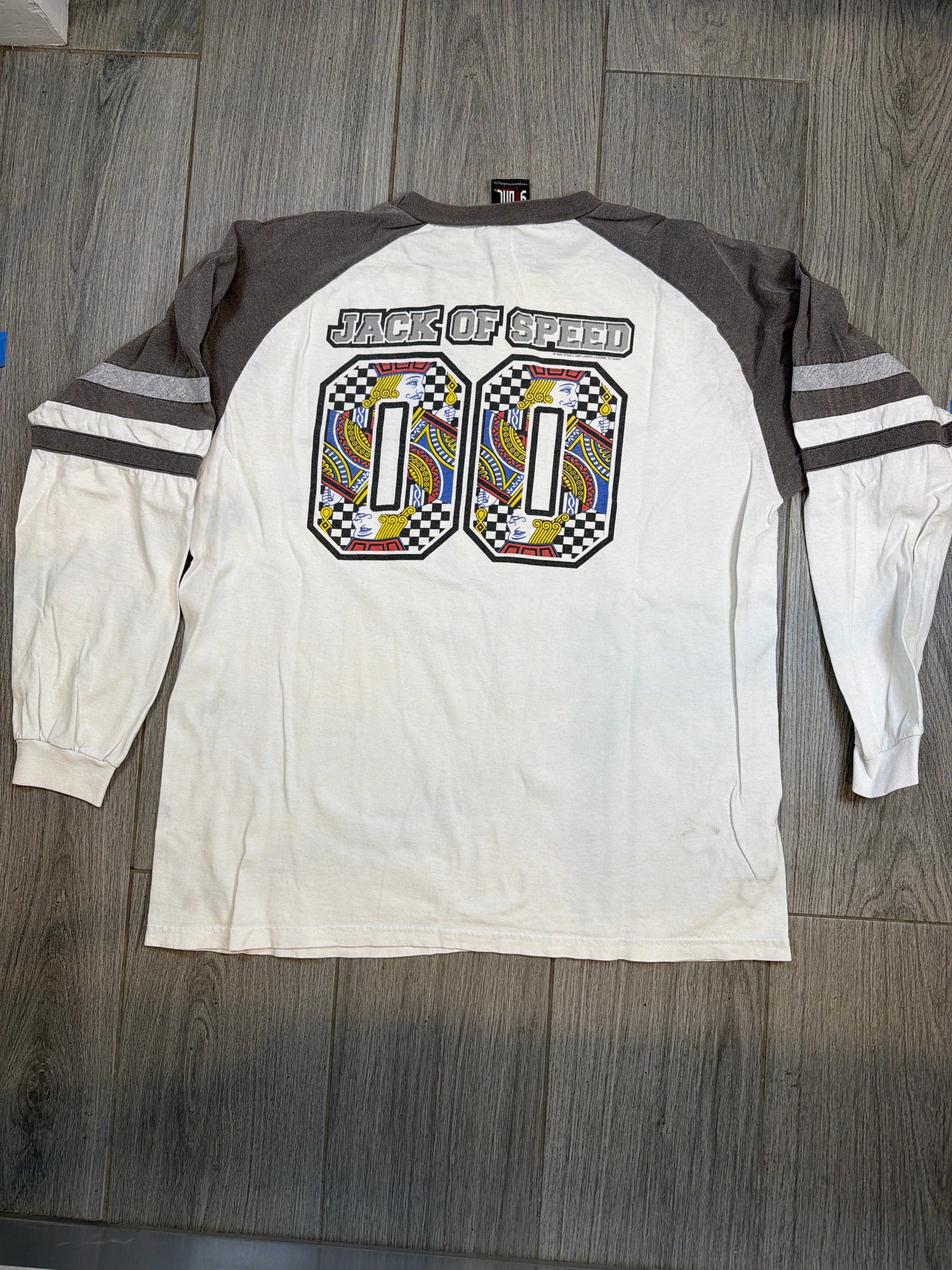 Steely Dan Jack of Speed Long Sleeve Giant White T-Shirt XL