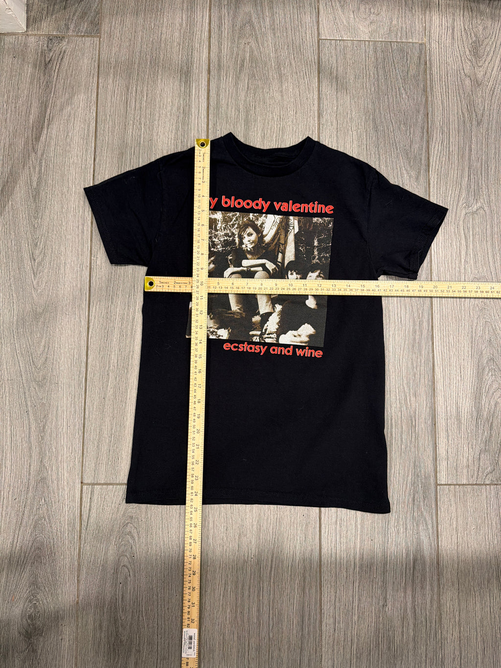 My Bloody Valentine Ecstasy and Wine Black T-Shirt Small