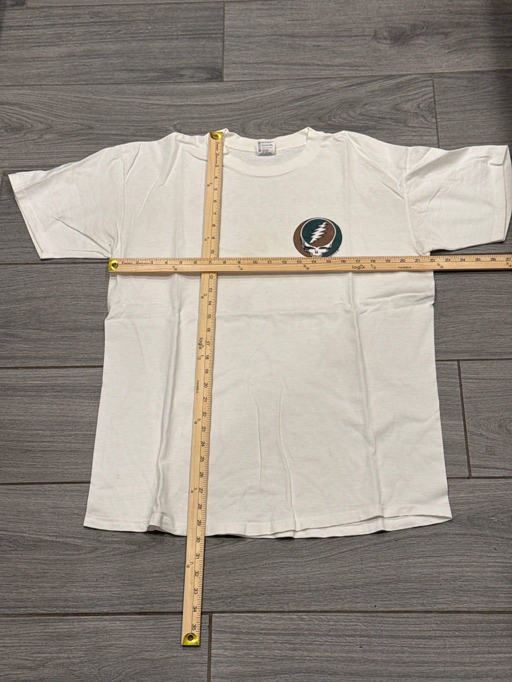 1995 Grateful Dead 30 Year Anniversary White Double Sided T-Shirt XL