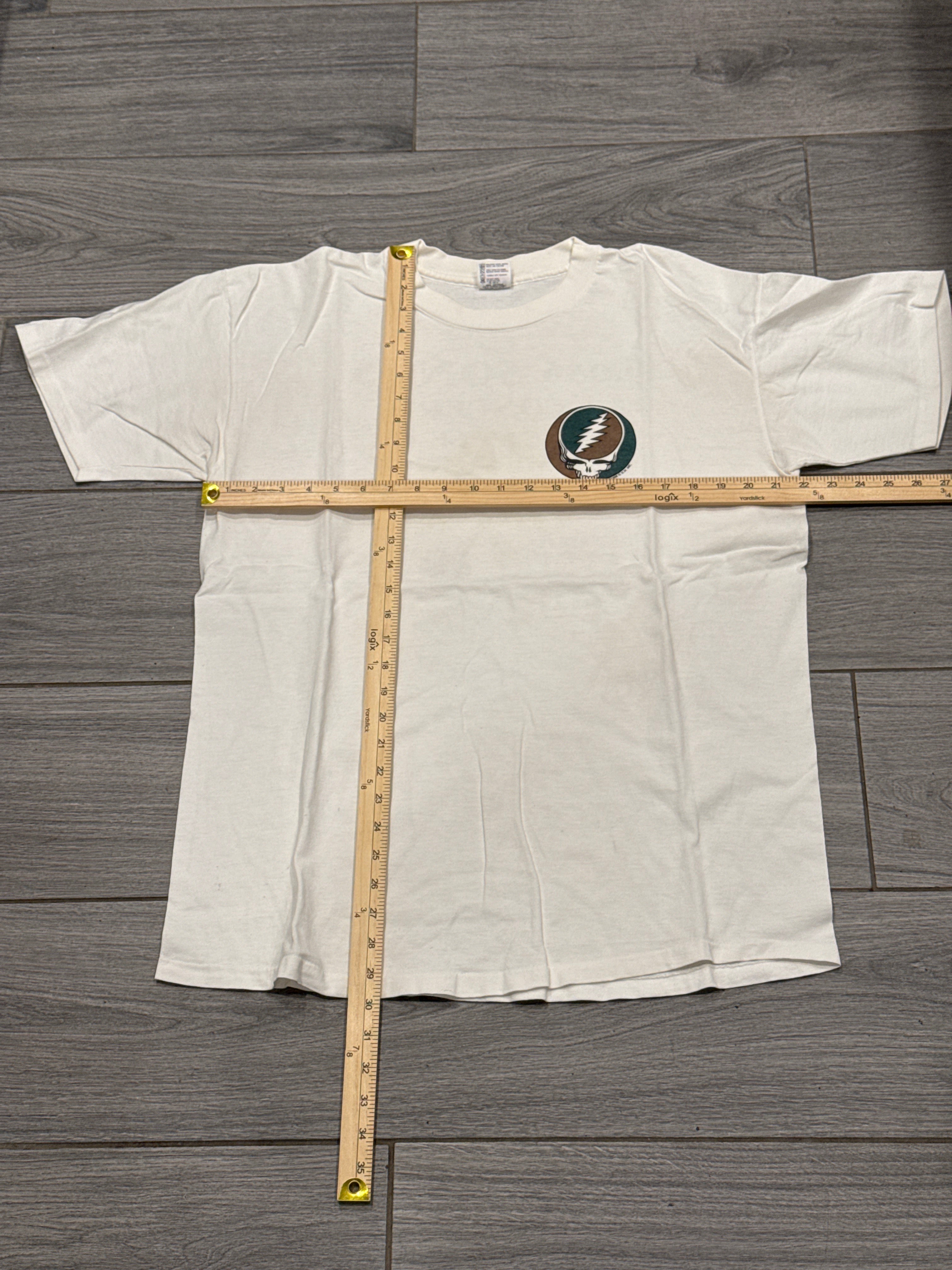 1995 Grateful Dead 30 Year Anniversary White Double Sided T-Shirt XL
